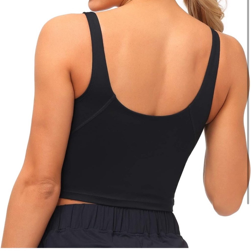 LONGLINE PADDED SPORTS BRA - Picture 2 of 8